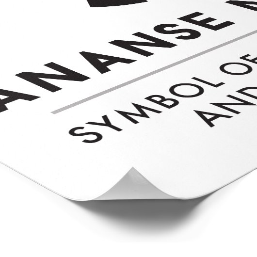 ANANSE NTONTAN | Symbool van de wijsheid, creativi Poster (Hoek)