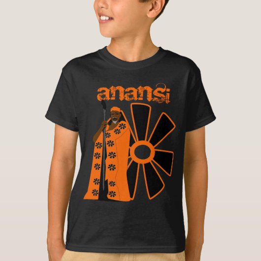 ANANSI DE TRICKSTER T-SHIRT (Voorkant)