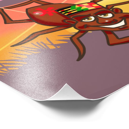 Anansi de Verteller Foto Afdruk (Hoek)