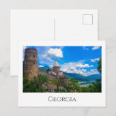 Ananuri Castle Georgia Aragvi Kautsgebergte Briefkaart (Voorkant / Achterkant)