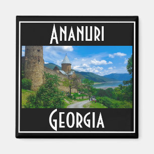 Ananuri Castle Georgia Aragvi Kautsgebergte Magneet
