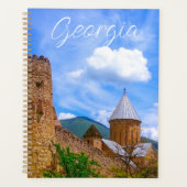 Ananuri Castle Georgia Aragvi Kautsgebergte Planner (Voorkant)