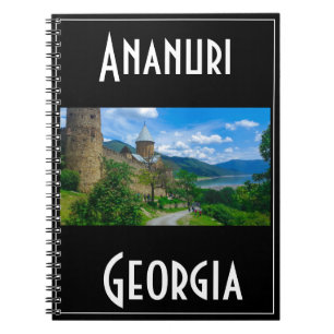 Ananuri Georgia Kaukasus Natuur bergkasteel Notitieboek
