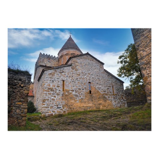 Ananuri-kerk, Georgië Foto Afdruk (Voorkant)
