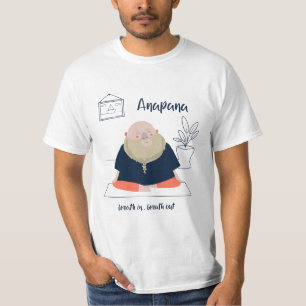 Anapana Meditatie Adem in Adem uit Vipassana T-shirt