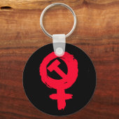 Anarcha-feministische sleutelhanger (Voorkant)