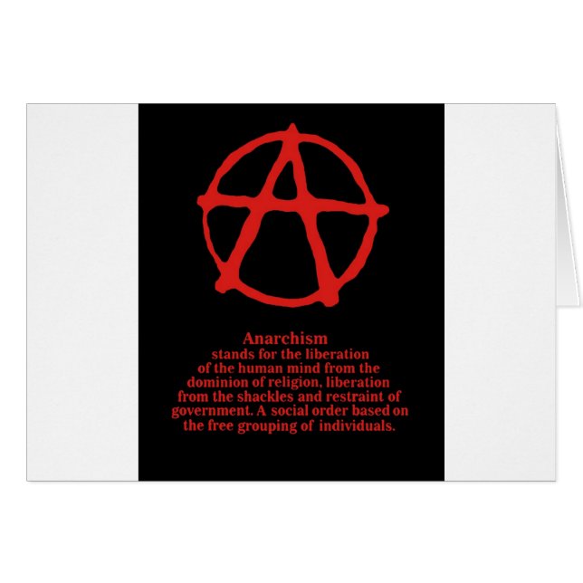 Anarchie (Voorkant Horizontaal)