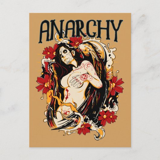 Anarchie Briefkaart (Voorkant)