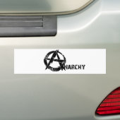 Anarchie Bumpersticker (Op auto)