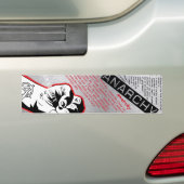 anarchie bumpersticker (Op auto)