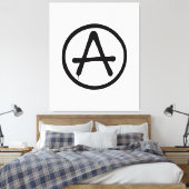 Anarchie Canvas Afdruk (Insitu (Slaapkamer))