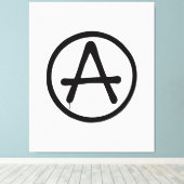 Anarchie Canvas Afdruk (Insitu (Houten vloer))