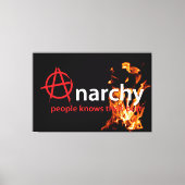 Anarchie Canvas Afdruk (Voorkant)