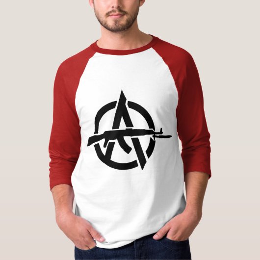 Anarchie! Circle-A AK47 T-shirt (Voorkant)