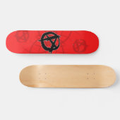 Anarchie dek skateboard (Horizontaal)