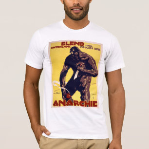 Anarchie - Duits WWI-Poster T-shirt