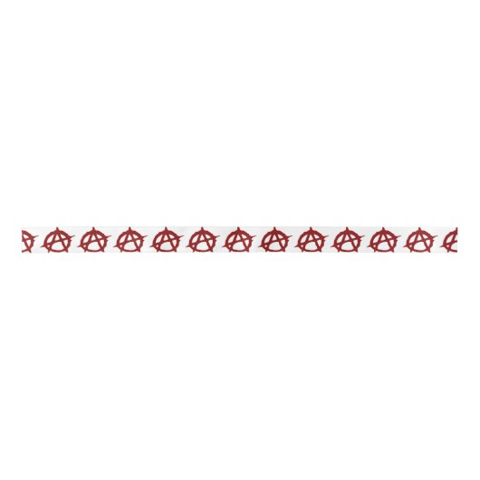 Anarchie - ÉÉN:afdrukken Satijnen Lint (Voorkant)