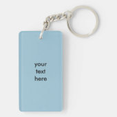 Anarchie Gele Naaimachine Sleutelhanger (achterkant)