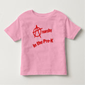 Anarchie in de Prek Kinder Shirts (Voorkant)