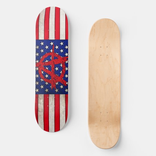 Anarchie in de Verenigde Staten Skateboard (Voorkant)