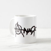 Anarchie in een beker koffiemok (Voorkant links)