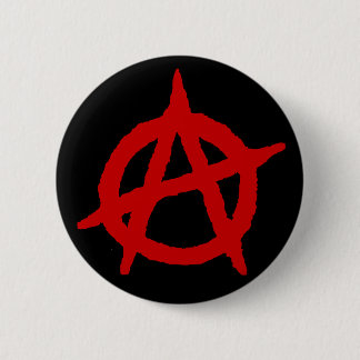 Anarchie in het rood ronde button 5,7 cm