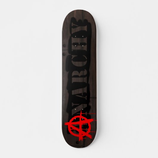 Anarchie Label Skateboard (Voorkant)