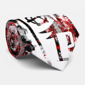 Anarchie ontwerp stropdas (Opgerold)