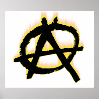 Anarchie op Poster tegen brand