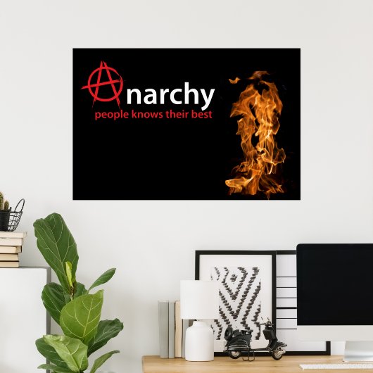 Anarchie Poster (Thuiskantoor)