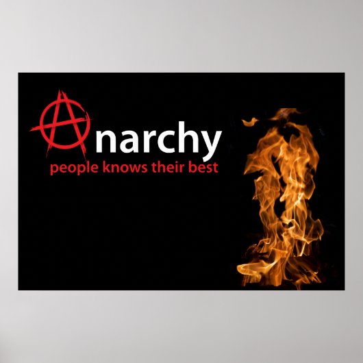 Anarchie Poster (Voorkant)