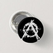 Anarchie Ronde Button 3,2 Cm (Voorkant /achterkant)