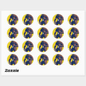 Anarchie Ronde Sticker (Vel)