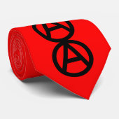 Anarchie stropdas (Opgerold)