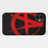 Anarchie symbool Case-Mate iPhone case (Achterkant (horizontaal))