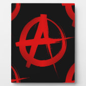 Anarchie symbool fotoplaat (Voorkant)