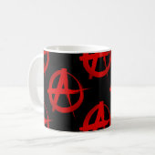 Anarchie symbool koffiemok (Voorkant links)