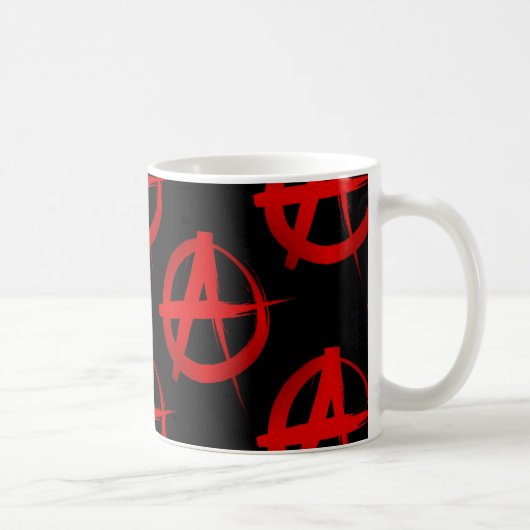 Anarchie symbool koffiemok (Rechts)