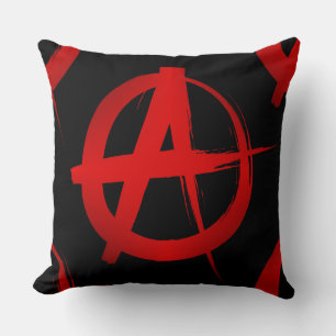Anarchie symbool kussen