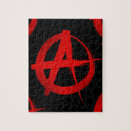 Anarchie symbool legpuzzel