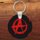Anarchie symbool sleutelhanger (Voorkant)