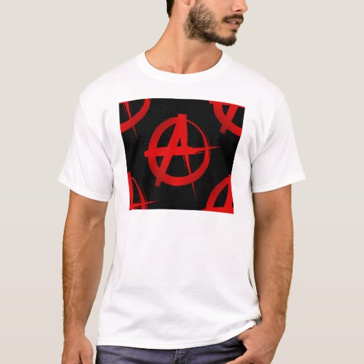 Anarchie symbool t-shirt (Voorkant)