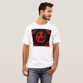 Anarchie symbool t-shirt (Voorkant volledig)