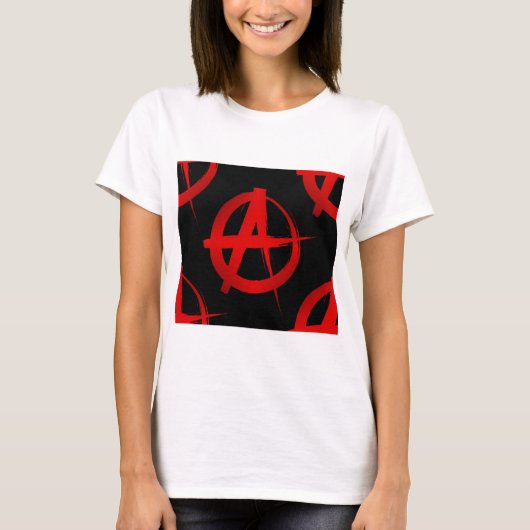 Anarchie symbool t-shirt (Voorkant)