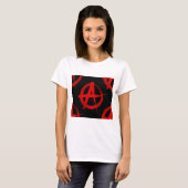 Anarchie symbool t-shirt (Voorkant volledig)