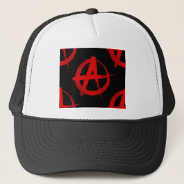 Anarchie symbool trucker pet
