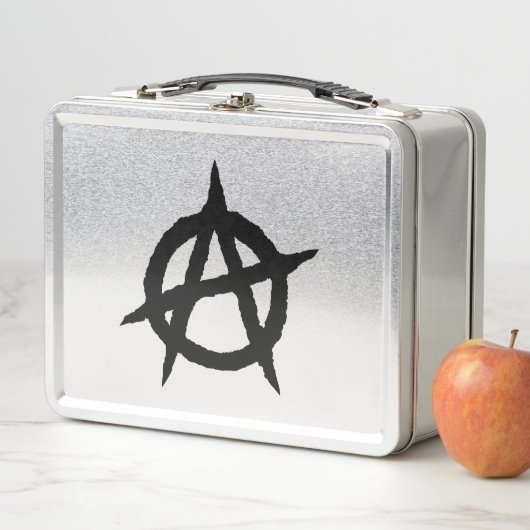 Anarchie symbool zwarte punk muziekcultuur teken c (In situ)