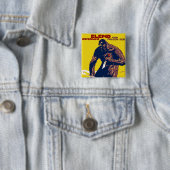 Anarchie Vierkante Button 5,1 Cm (In situ)