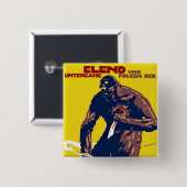 Anarchie Vierkante Button 5,1 Cm (Voorkant /achterkant)