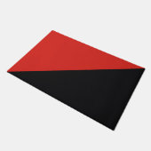 anarchie vlag symbool punk communisme socialisme r deurmat (Schuin)